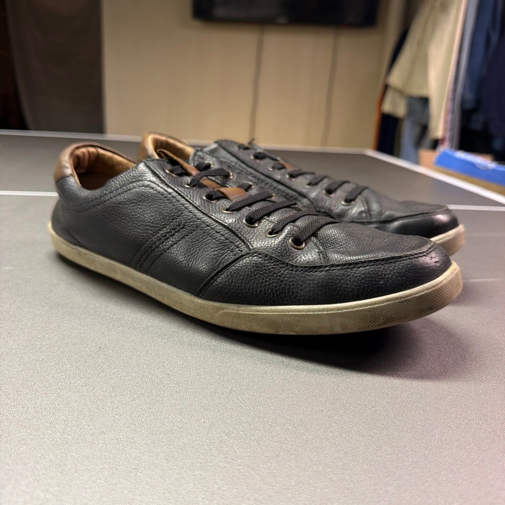 Johnston & Murphy McGuffey Gray Suede Cloth Lace Up Casual Shoes Men's 12 25-253